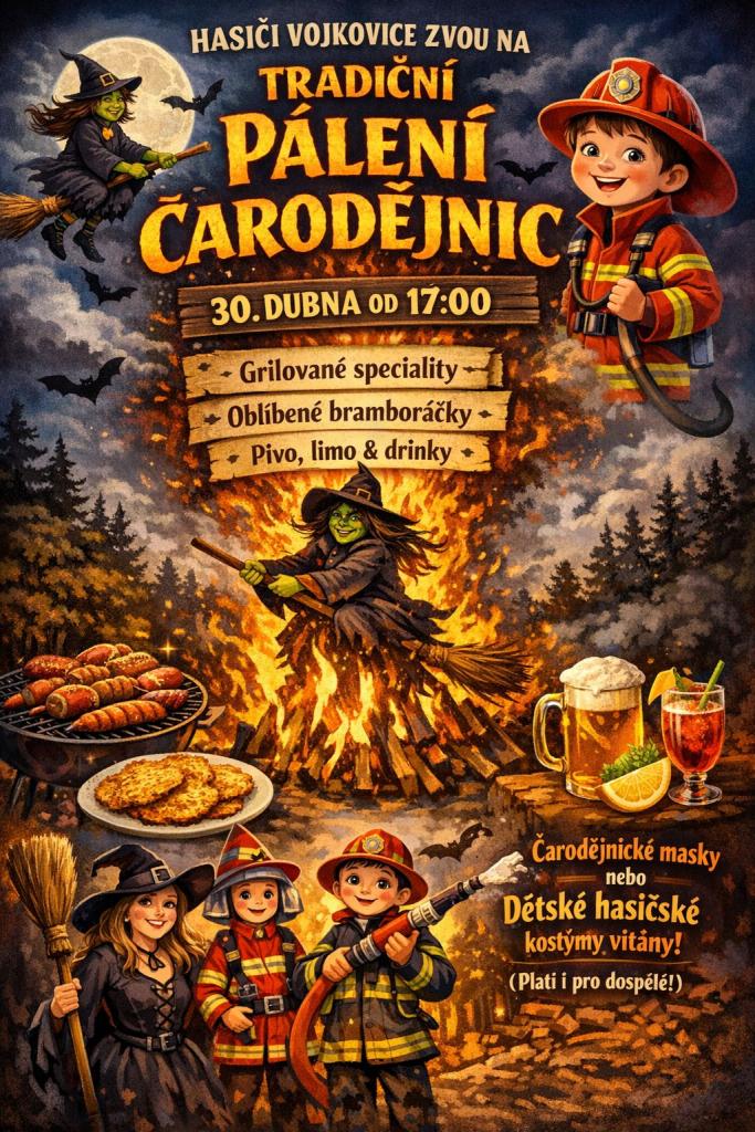 Plakát Čarodějnice 2026